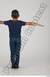 Whole Body Man T poses White Slim Standing Street photo references